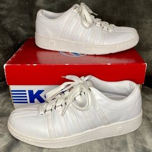 *NWOT* K-SWISS Low White Classic Luxury Edition